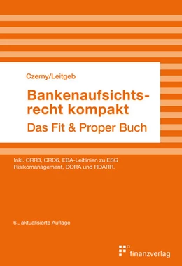 Abbildung von Czerny / Leitgeb | Bankenaufsichtsrecht kompakt | 6. Auflage | 2025 | beck-shop.de