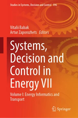 Abbildung von Babak / Zaporozhets | Systems, Decision and Control in Energy VII | 1. Auflage | 2025 | beck-shop.de