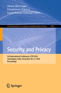 Abbildung von Mesnager / Stanica | Security and Privacy | 1. Auflage | 2025 | beck-shop.de