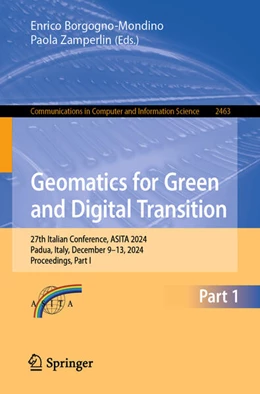 Abbildung von Borgogno-Mondino / Zamperlin | Geomatics for Green and Digital Transition | 1. Auflage | 2025 | beck-shop.de