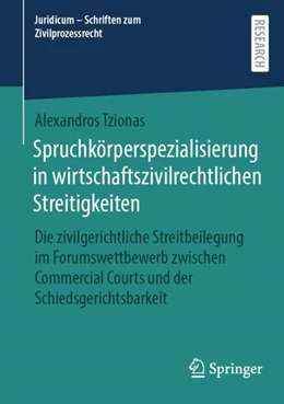 Abbildung von Tzionas | Spruchkörperspezialisierung in wirtschaftszivilrechtlichen Streitigkeiten | 1. Auflage | 2025 | beck-shop.de