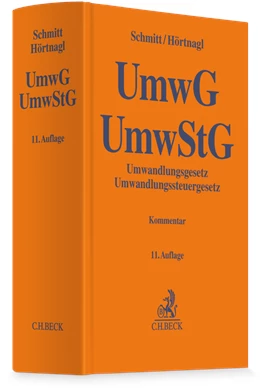 Abbildung von Schmitt / Hörtnagl | Umwandlungsgesetz, Umwandlungssteuergesetz: UmwG, UmwStG | 11. Auflage | 2026 | beck-shop.de
