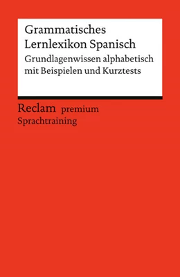 Abbildung von Varela Navarro | Grammatisches Lernlexikon Spanisch | 1. Auflage | 2025 | beck-shop.de