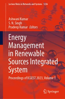 Abbildung von Kumar / Singh | Energy Management in Renewable Sources Integrated System | 1. Auflage | 2025 | beck-shop.de