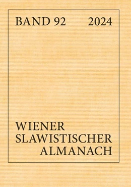 Abbildung von Reuther / Nicolos | Wiener Slawistischer Almanach Band 92/2024 | 1. Auflage | 2025 | beck-shop.de