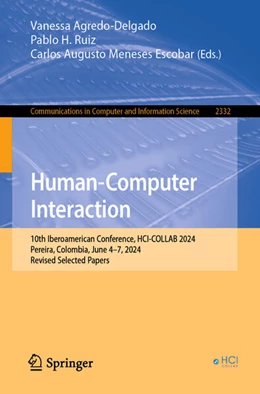 Abbildung von Agredo-Delgado / Ruiz | Human-Computer Interaction | 1. Auflage | 2025 | beck-shop.de
