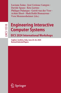 Abbildung von Zaina / Campos | Engineering Interactive Computer Systems. EICS 2024 International Workshops | 1. Auflage | 2025 | beck-shop.de