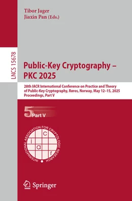 Abbildung von Jager / Pan | Public-Key Cryptography – PKC 2025 | 1. Auflage | 2025 | beck-shop.de