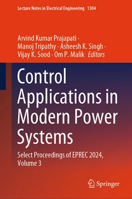 Abbildung von Prajapati / Tripathy | Control Applications in Modern Power Systems | 1. Auflage | 2025 | beck-shop.de