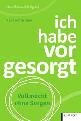 Abbildung von Girnt | ich habe vorgesorgt | 1. Auflage | 2025 | beck-shop.de
