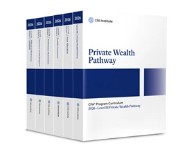 Abbildung von 2026 CFA Program Curriculum Level III Private Wealth Pathway Box Set | 1. Auflage | 2025 | beck-shop.de