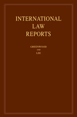 Abbildung von Greenwood / Lee | International Law Reports: Volume 210 | 1. Auflage | 2025 | beck-shop.de