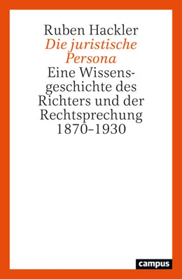 Abbildung von Hackler | Die juristische Persona | 1. Auflage | 2025 | beck-shop.de