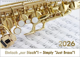 Abbildung von Bach Jr. / Bach | Blech-Instrumente - Musik-Kalender 2026, DIN A3 | 1. Auflage | 2025 | beck-shop.de