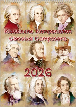 Abbildung von Bach Jr. / Bach | Komponisten-Kalender, ein Musik-Kalender 2026, DIN A3 | 1. Auflage | 2025 | beck-shop.de