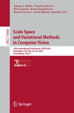 Abbildung von Bubba / Gaburro | Scale Space and Variational Methods in Computer Vision | 1. Auflage | 2025 | beck-shop.de