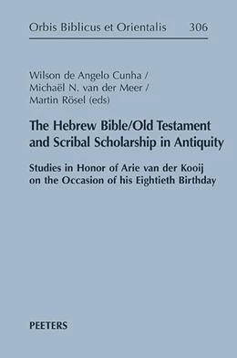 Abbildung von de Angelo Cunha / van der Meer | The Hebrew Bible/Old Testament and Scribal Scholarship in Antiquity | 1. Auflage | 2025 | beck-shop.de