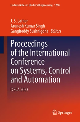 Abbildung von Lather / Singh | Proceedings of the International Conference on Systems, Control and Automation | 1. Auflage | 2025 | beck-shop.de