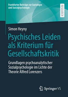 Abbildung von Heyny | Psychisches Leiden als Kriterium für Gesellschaftskritik | 1. Auflage | 2025 | beck-shop.de
