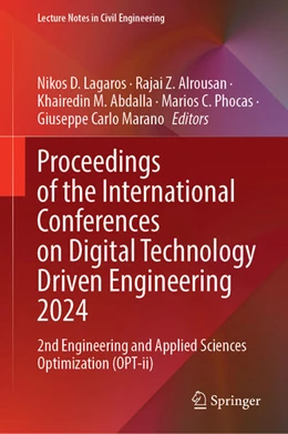 Abbildung von Lagaros / Alrousan | Proceedings of the International Conferences on Digital Technology Driven Engineering 2024 | 1. Auflage | 2025 | beck-shop.de