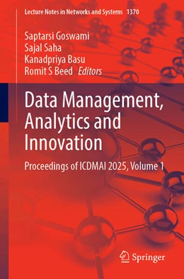 Abbildung von Goswami / Saha | Data Management, Analytics and Innovation | 1. Auflage | 2025 | beck-shop.de