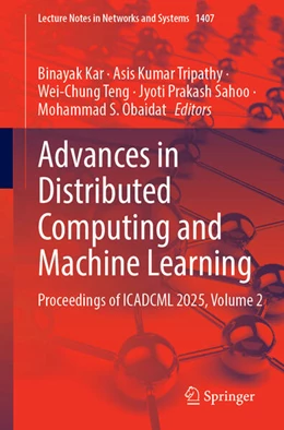 Abbildung von Kar / Tripathy | Advances in Distributed Computing and Machine Learning | 1. Auflage | 2025 | beck-shop.de
