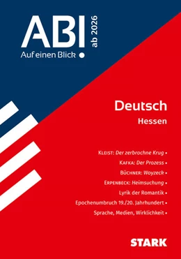 Abbildung von STARK Deutsch - Abi - Auf einen Blick! 2026 Hessen | 1. Auflage | 2025 | beck-shop.de