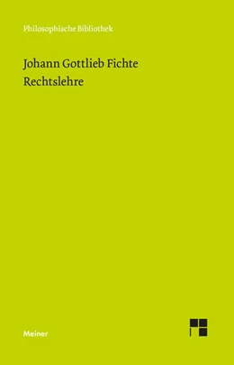 Abbildung von Fichte / Schottky | Rechtslehre | 2. Auflage | 2025 | 326 | beck-shop.de