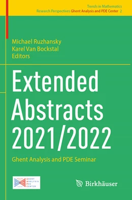 Abbildung von Ruzhansky / Van Bockstal | Extended Abstracts 2021/2022 | 1. Auflage | 2025 | beck-shop.de