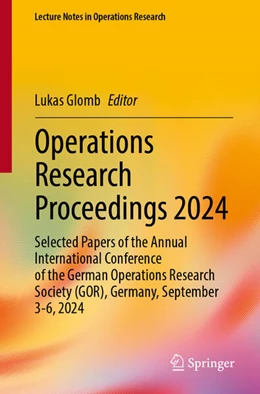 Abbildung von Glomb | Operations Research Proceedings 2024 | 1. Auflage | 2025 | beck-shop.de