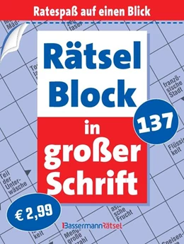 Abbildung von Krüger | Rätselblock in großer Schrift 137 (5 Exemplare à 2,99 EUR) | 1. Auflage | 2026 | beck-shop.de