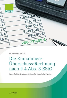 Abbildung von Riepolt / Greulich | Die Einnahmen-Überschuss-Rechnung nach § 4 Abs. 3 EStG | 3. Auflage | 2025 | beck-shop.de