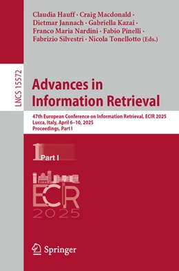 Abbildung von Hauff / Macdonald | Advances in Information Retrieval | 1. Auflage | 2025 | beck-shop.de