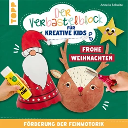 Abbildung von Schulze | Der Verbastelblock für kreative Kids. Frohe Weihnachten | 1. Auflage | 2025 | beck-shop.de