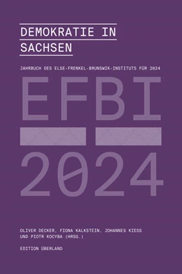 Abbildung von Decker / Kiess | Demokratie in Sachsen | 1. Auflage | 2025 | beck-shop.de