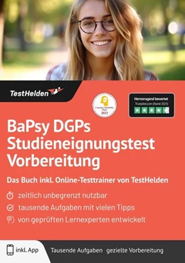 Abbildung von Wenk | BaPsy DGPs Studieneignungstest Vorbereitung: Das Buch inkl. Online-Testtrainer von TestHelden | 1. Auflage | 2025 | beck-shop.de