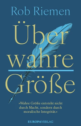 Abbildung von Riemen | Über wahre Größe | 1. Auflage | 2025 | beck-shop.de