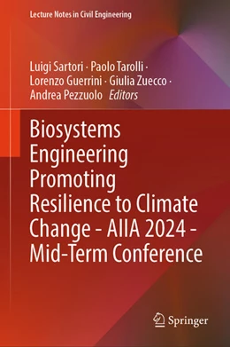 Abbildung von Sartori / Tarolli | Biosystems Engineering Promoting Resilience to Climate Change - AIIA 2024 - Mid-Term Conference | 1. Auflage | 2025 | beck-shop.de