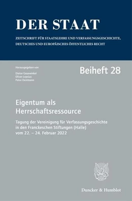 Abbildung von Gosewinkel / Lepsius | Eigentum als Herrschaftsressource | 1. Auflage | 2025 | beck-shop.de