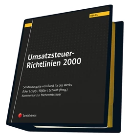 Abbildung von Ecker / Epply | Umsatzsteuer-Richtlinien 2000 | 27. Auflage | 2025 | beck-shop.de