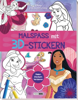 Abbildung von Disney / Panini | Disney Prinzessin: Malspaß mit 3D-Stickern | 1. Auflage | 2025 | beck-shop.de