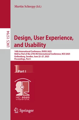 Abbildung von Schrepp | Design, User Experience, and Usability | 1. Auflage | 2025 | beck-shop.de
