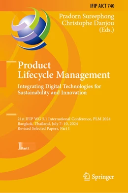 Abbildung von Sureephong / Danjou | Product Lifecycle Management. Integrating Digital Technologies for Sustainability and Innovation | 1. Auflage | 2025 | beck-shop.de