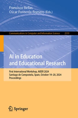Abbildung von Bellas / Fontenla-Romero | AI in Education and Educational Research | 1. Auflage | 2025 | beck-shop.de