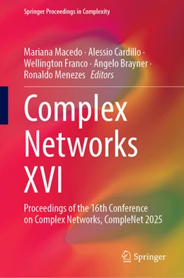 Abbildung von Macedo / Cardillo | Complex Networks XVI | 1. Auflage | 2025 | beck-shop.de