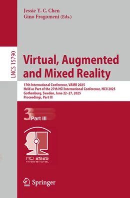 Abbildung von Chen / Fragomeni | Virtual, Augmented and Mixed Reality | 1. Auflage | 2025 | beck-shop.de