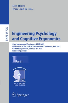 Abbildung von Harris / Li | Engineering Psychology and Cognitive Ergonomics | 1. Auflage | 2025 | beck-shop.de