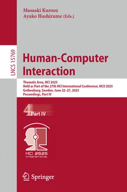 Abbildung von Kurosu / Hashizume | Human-Computer Interaction | 1. Auflage | 2025 | beck-shop.de