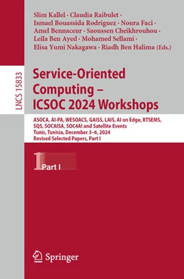 Abbildung von Kallel / Raibulet | Service-Oriented Computing – ICSOC 2024 Workshops | 1. Auflage | 2025 | beck-shop.de