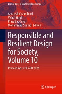 Abbildung von Chakrabarti / Singh | Responsible and Resilient Design for Society, Volume 10 | 1. Auflage | 2025 | beck-shop.de